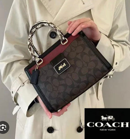 COACH GRACE CARRYALL SIGNATURE HANDBAG