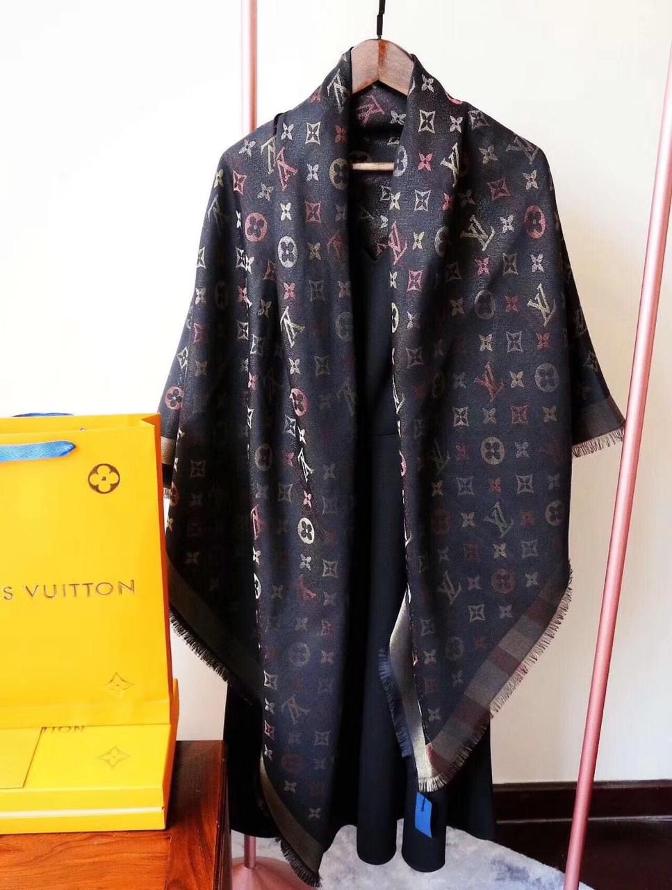 LOUIS VUITTON SO SHINE SHIMMERY SQUARE STOLES