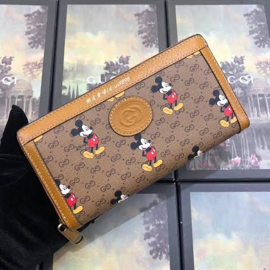 GUCCI DISNEY MICKEY SERIES LONG WALLET