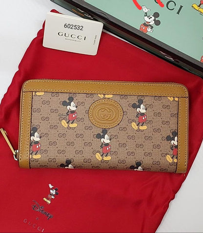 GUCCI DISNEY MICKEY SERIES LONG WALLET