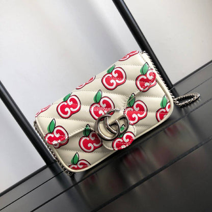 GUCCI MARMONT APPLE SUPER MINI BAG