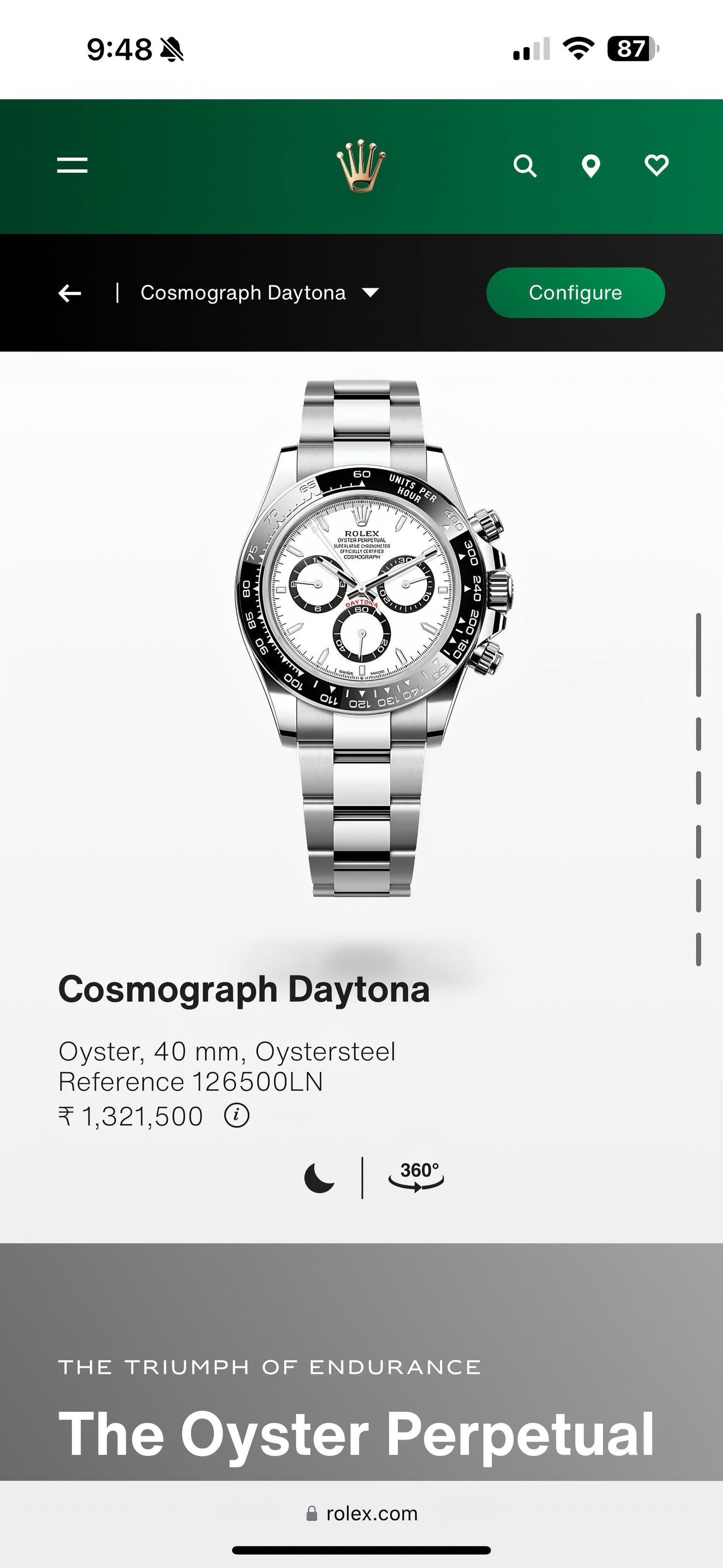 Rolex Daytona Cosmograph with Black Ceramic Bezel