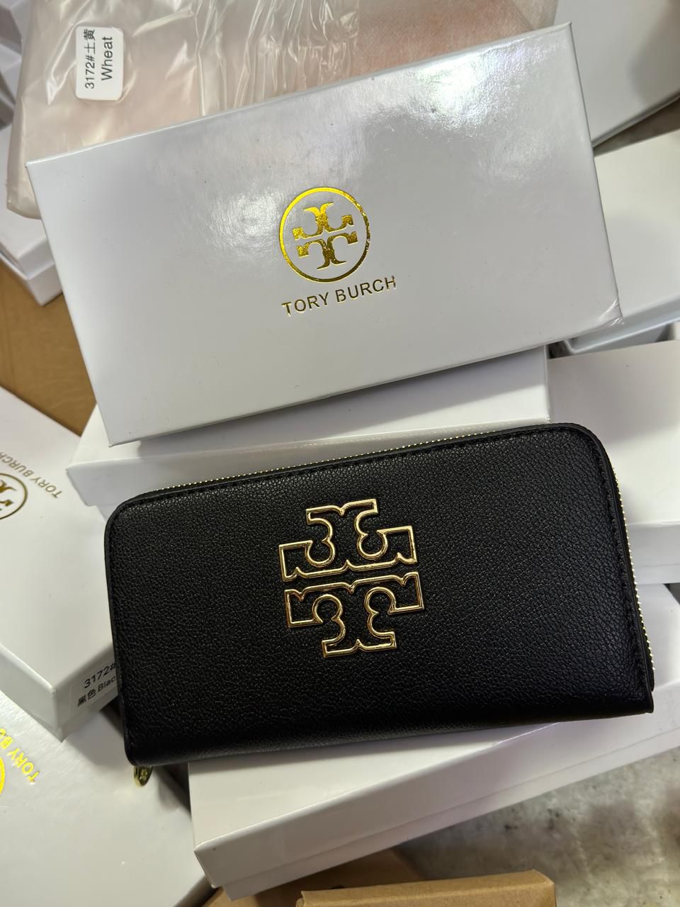 TORY BURCH ZIPPER WALLETS