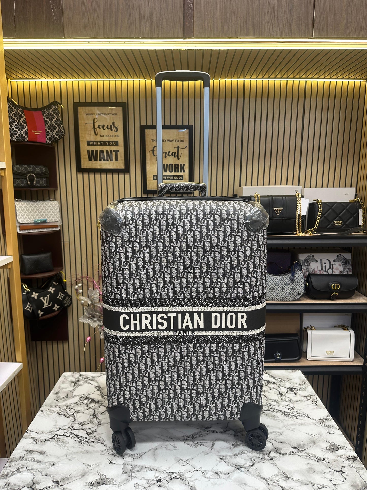 CHRISTIAN DIOR PREMIUM TROLLEY THREE BAG