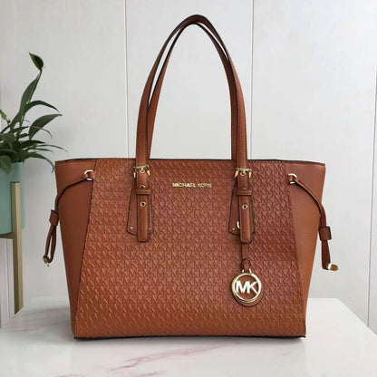 MICHEAL KORS EMBOSSED EAST WEST TOTE