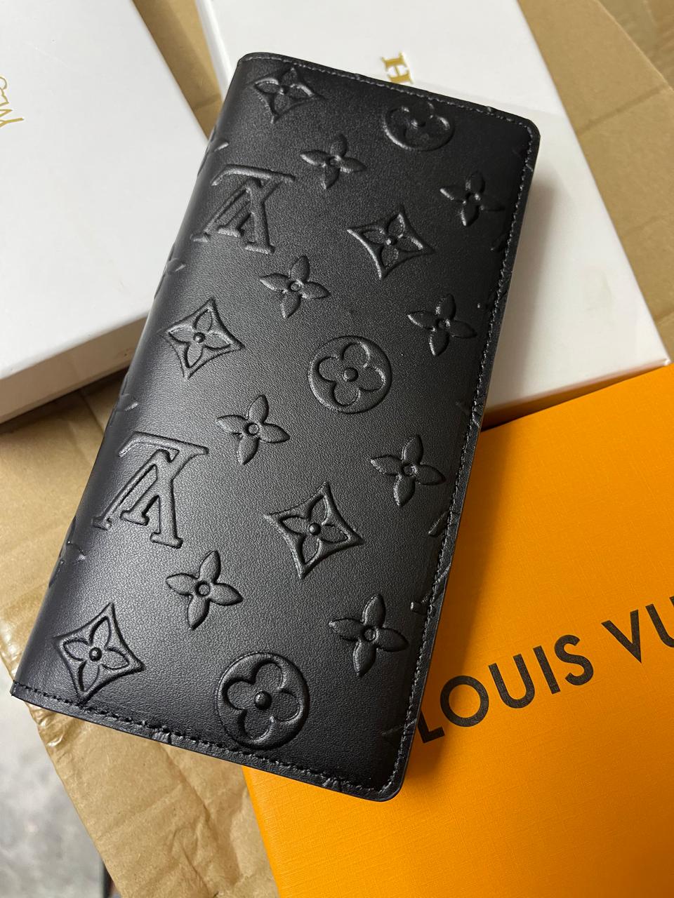 LV BRANDED LONG COAT UNISEX WALLETS