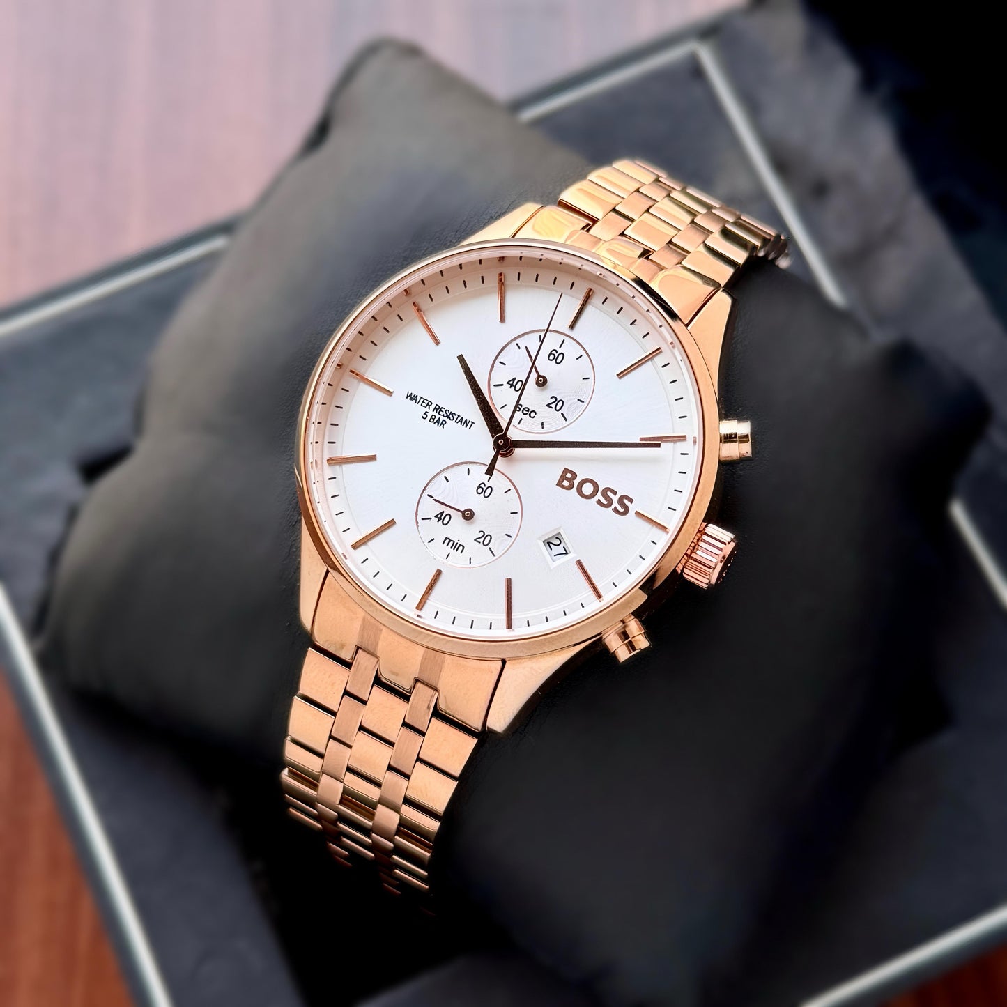 Hugoboss Formals Associate Rose Gold