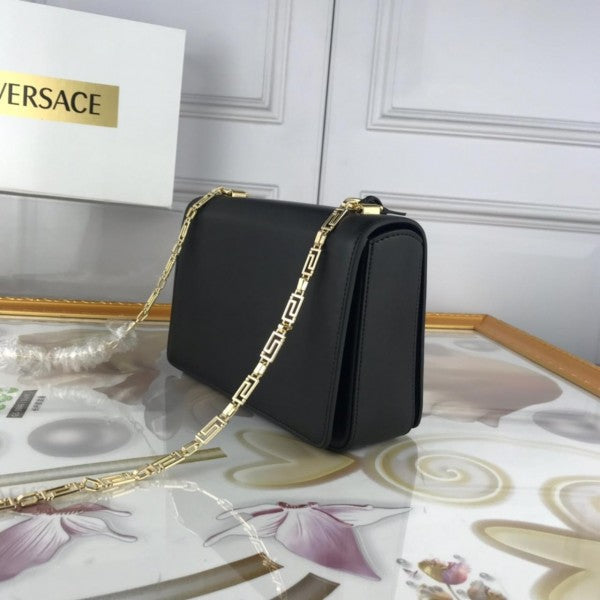 Versace Jeans Couture Crystal Medusa Shoulder Bag With OG Box