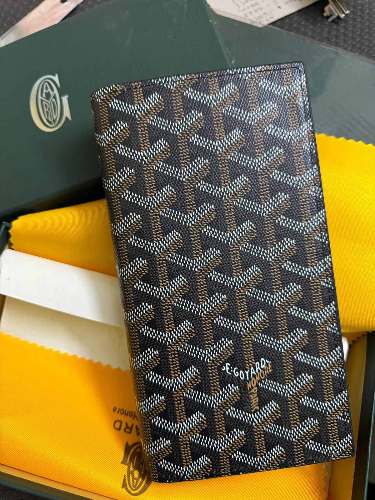 GOYARD LONG COAT WALLET