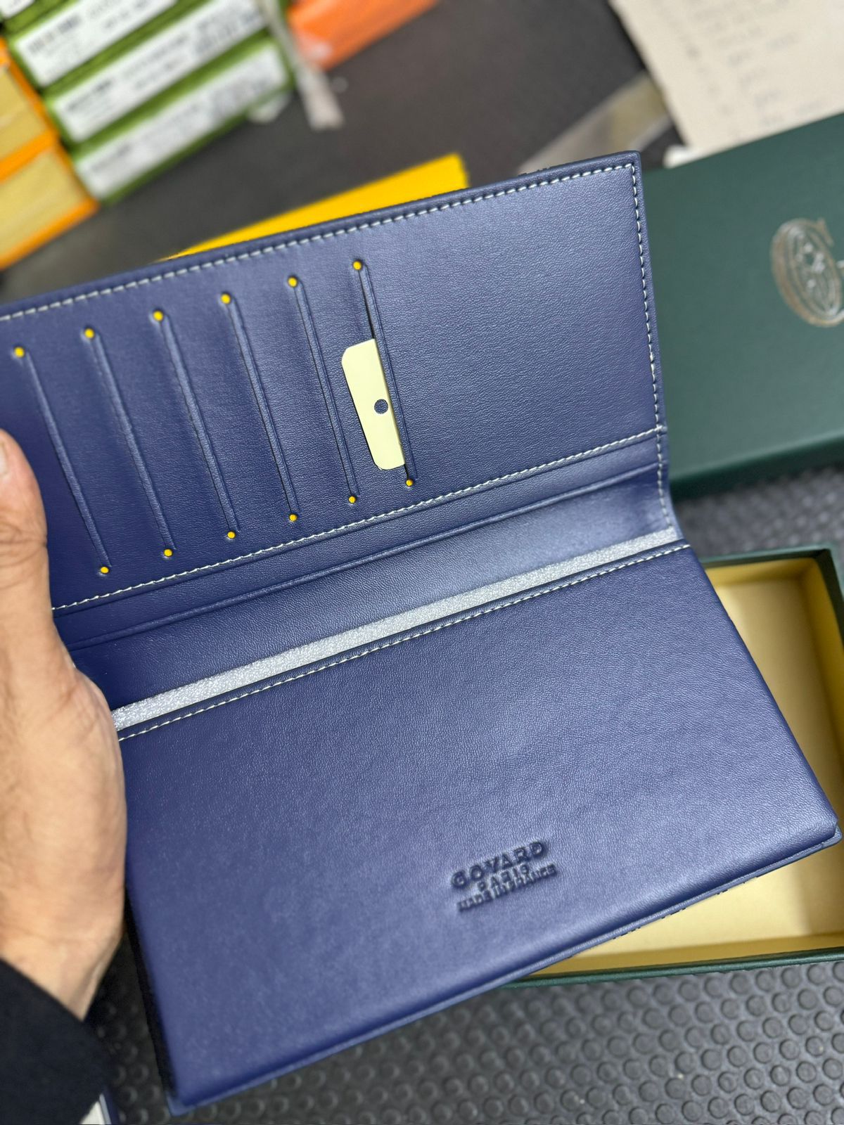 GOYARD LONG COAT WALLET