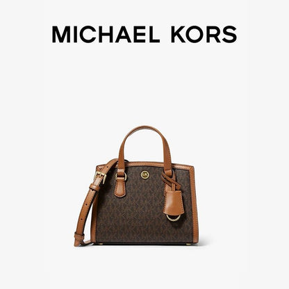 MICHAEL KORS CHANTAL MONOGRAM SMALL SATCHEL BAG