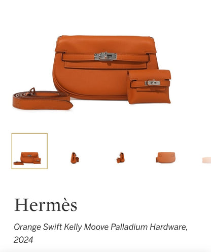 HERMES SWIFT KELLY MOOVE SLING BAGS