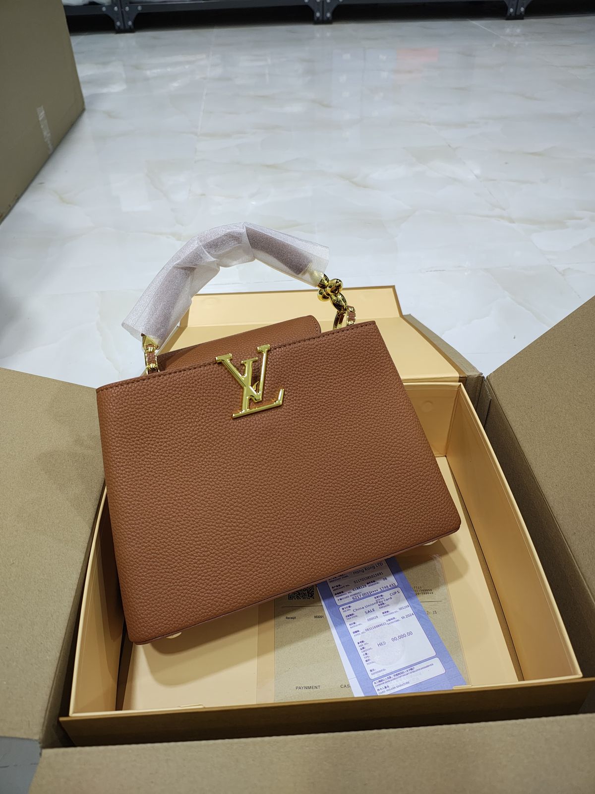 LouisVuitton Capucines with New Side Handle Fittings