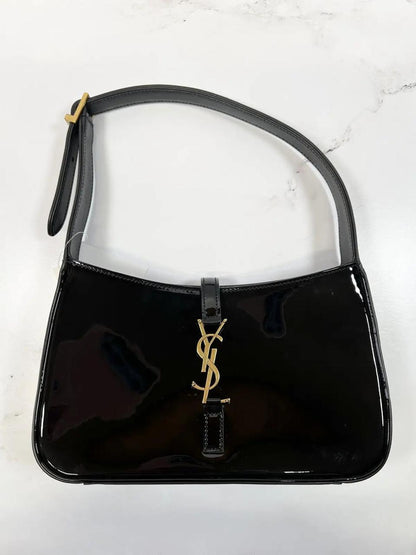 YSL PATENT LE 5 a 7 SHOUDER BAG