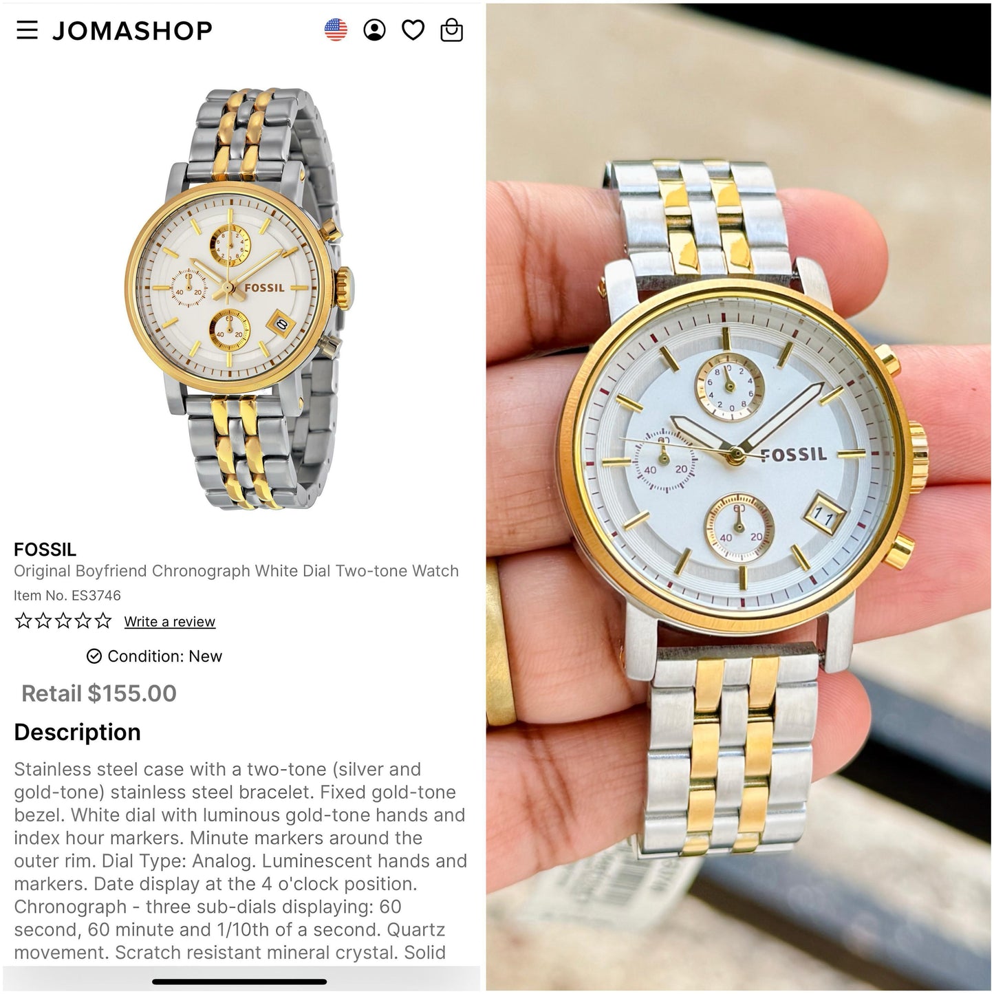 Fossil Women's Ultra-Premium Original Model Collection