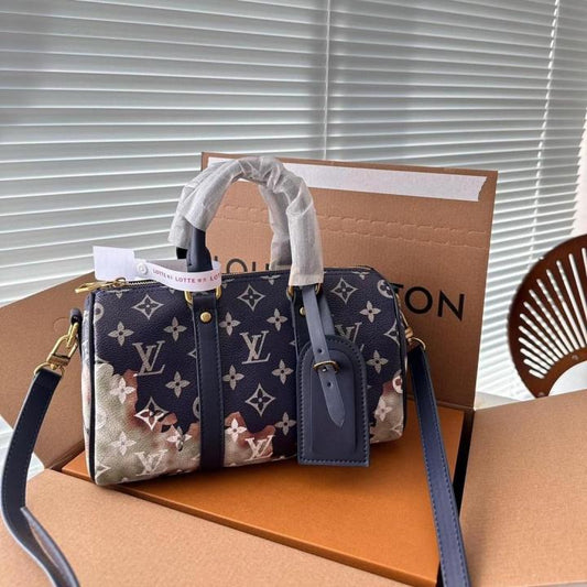 Louis Vuitton  Keepall Bandouliere Monogram Travel Speedy With OG Magnetic Box