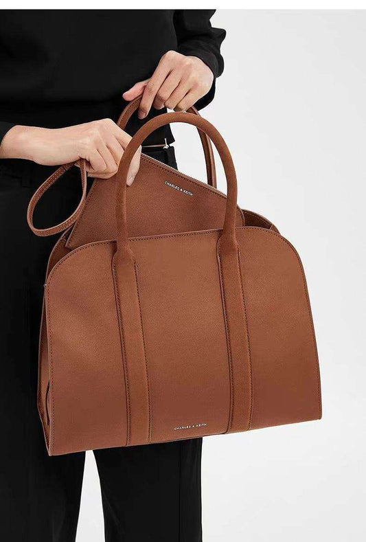 CHARLES & KEITH AXEL LARGE BOWLING BAG WITH UTILITY POUCH