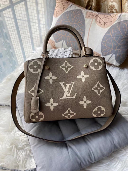 Louis Vuitton Montaigne Leather Bag