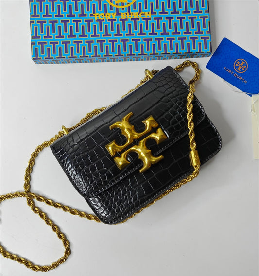 TORY BURCH ELEANOR IN CROC LEATHER