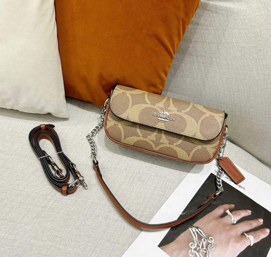 COACH HAILEY BAG IN BOLD SIGNATURE LEATHERITE