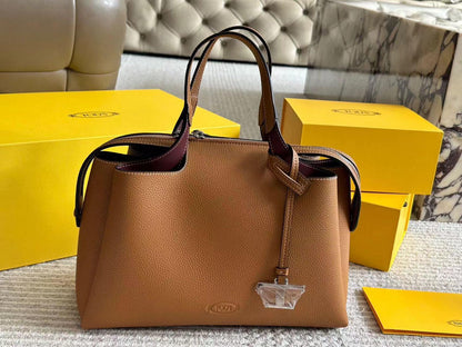 TODS TIMELESS BOSTON MEDIUM SIZED TOTE BAG