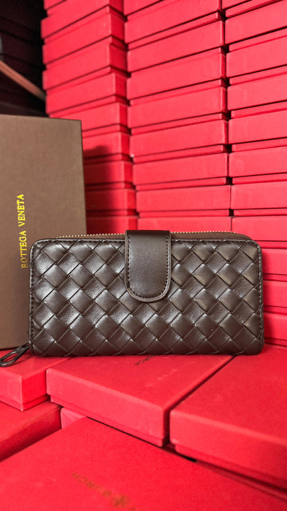 BOTTEGA VENETA LONG ZIPPER + BOOK FOLD WALLETS
