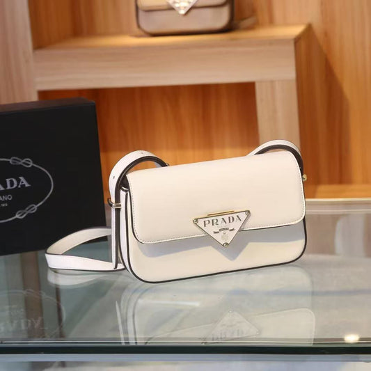 PRADA TRAINGLE LOGO SHOULDER BAG