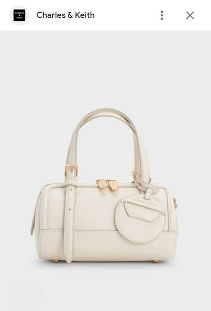 CHARLES & KEITH NOIR ENOLA BOWLING BAG