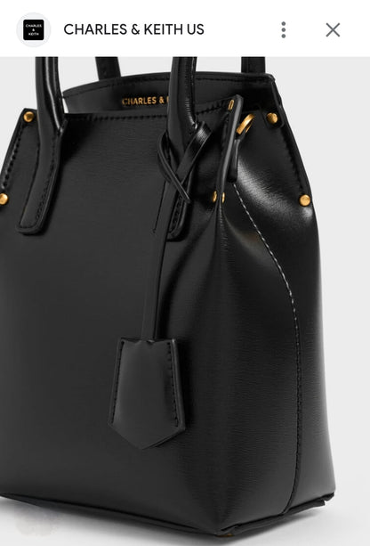 CHARLES & KEITH RENE ELONGATED TOP HANDLE BAGS