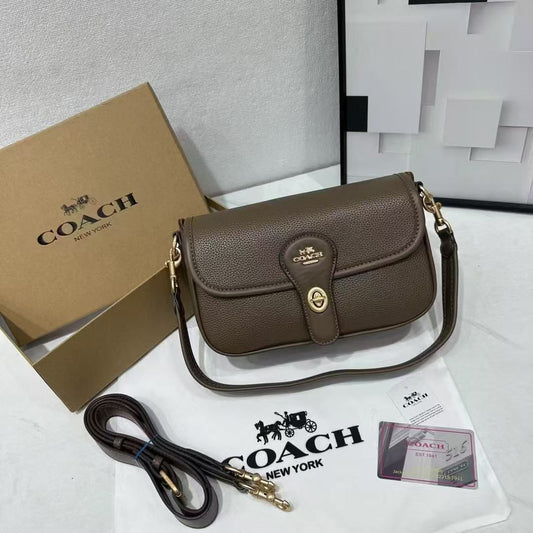 COACH HADLEY SHOULDER BAG WITH LONG AND SHORT BELT