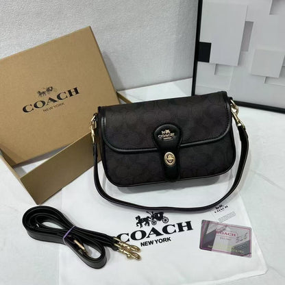 COACH HADLEY SHOULDER BAG WITH LONG AND SHORT BELT