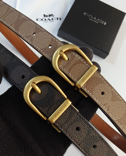 COACH HARNESS BUCKLE BELTS