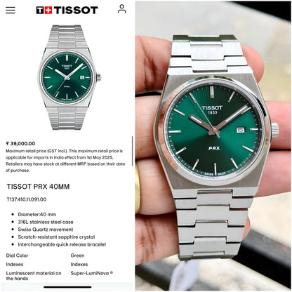 Tissot PRX Ultra-Premium Original Model Series Now Available