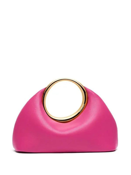 JACQUEMUS LE CALINO METAL HANDLE WITH ADDITIONAL LONG STRAP