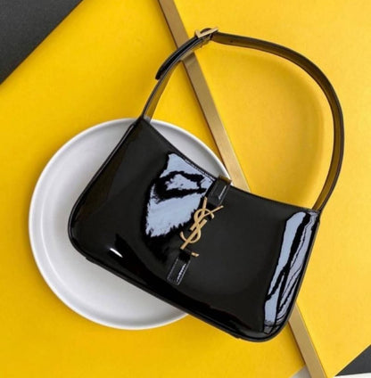 YSL PATENT LE 5 a 7 SHOUDER BAGS