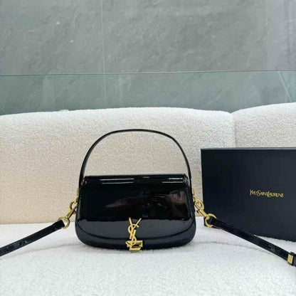 YSL VOLTAIRE PATENT LEATHER EDITION SHOULDER BAG