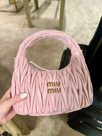 MIU MIU WANDER MATLASSE HOBO BAG