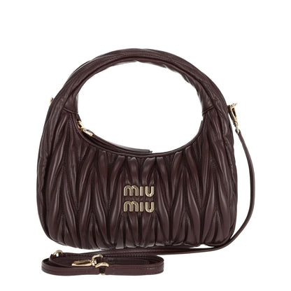 MIU MIU WANDER MATLASSE HOBO BAG