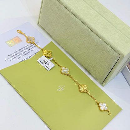 Van Cleef Vintage Alhambra Bracelet With Complete Premium Packaging