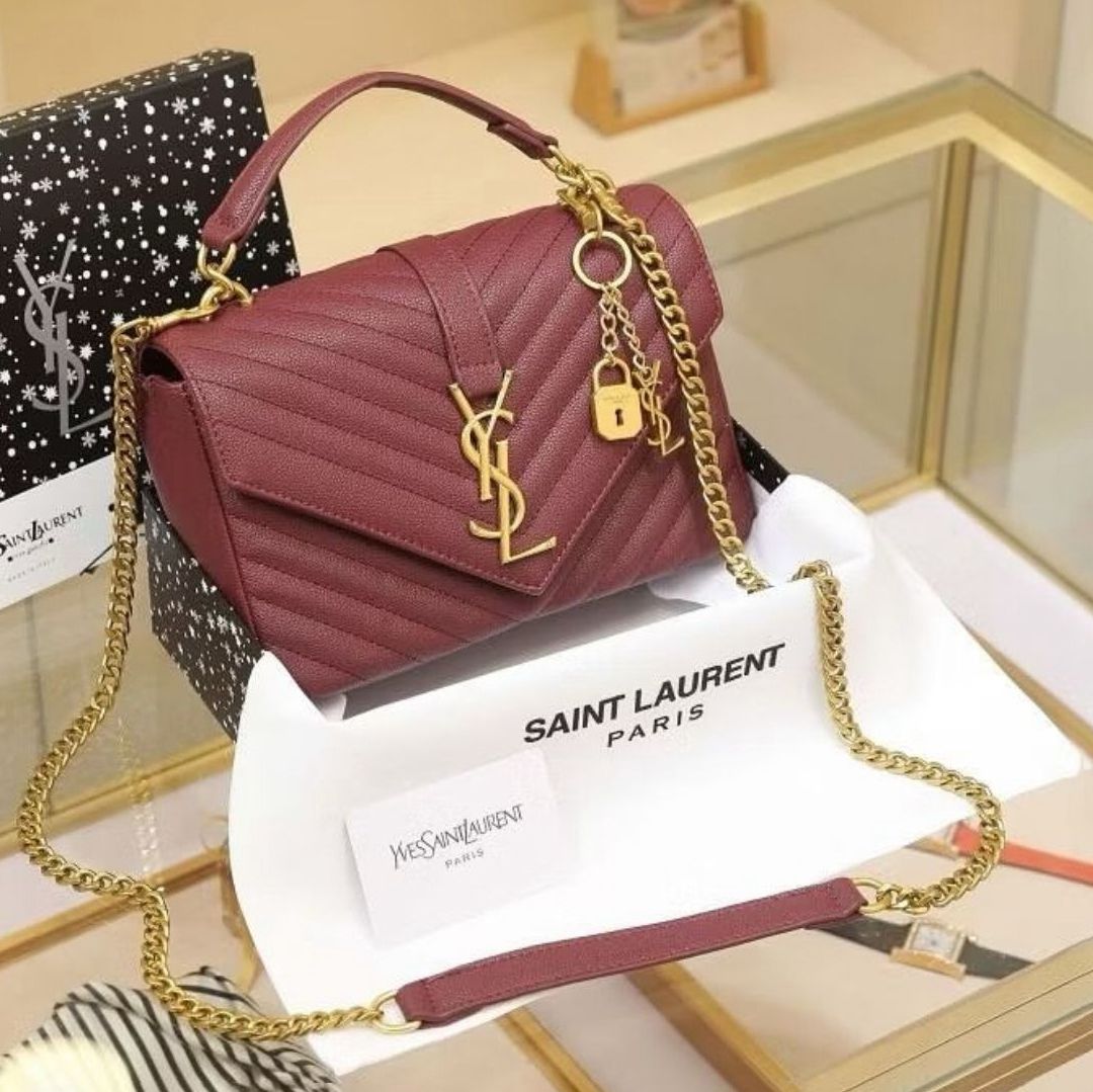 YSL Classic Messenger College Bag