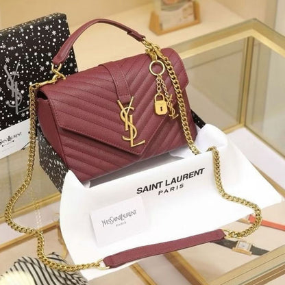 YSL Classic Messenger College Bag