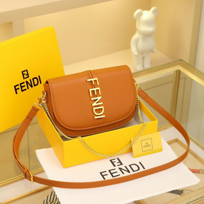 Fendigraphy Chain Shoulder Bag