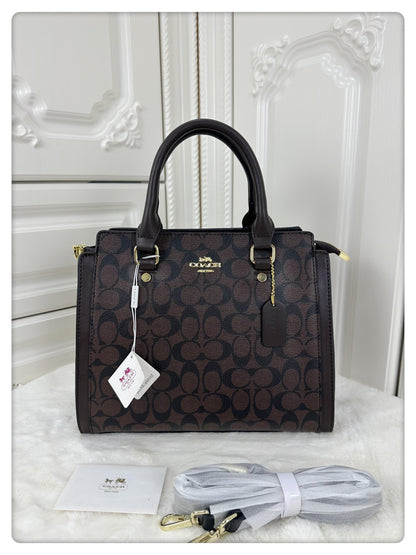 Coach Signature Saffiano Corporate Handbag