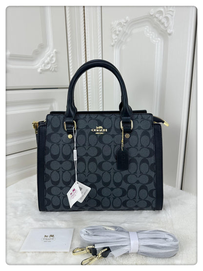 Coach Signature Saffiano Corporate Handbag