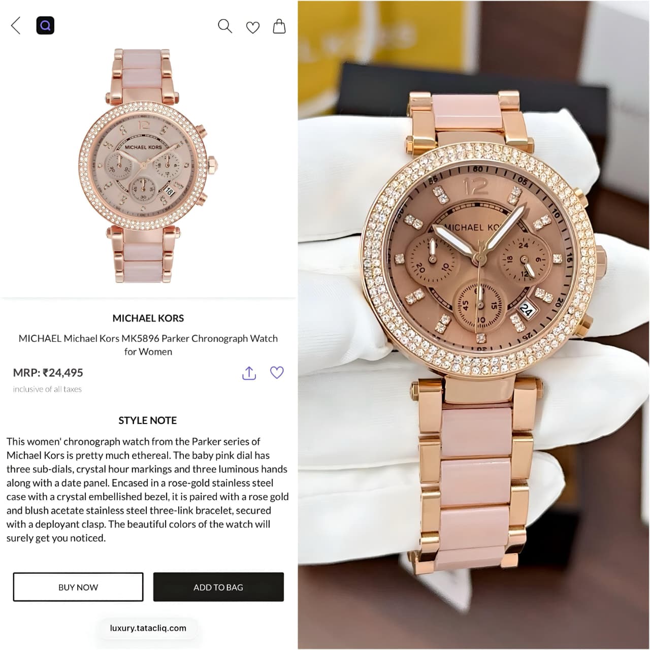 Michael Kors Women's Parker Original Model Series Now Available