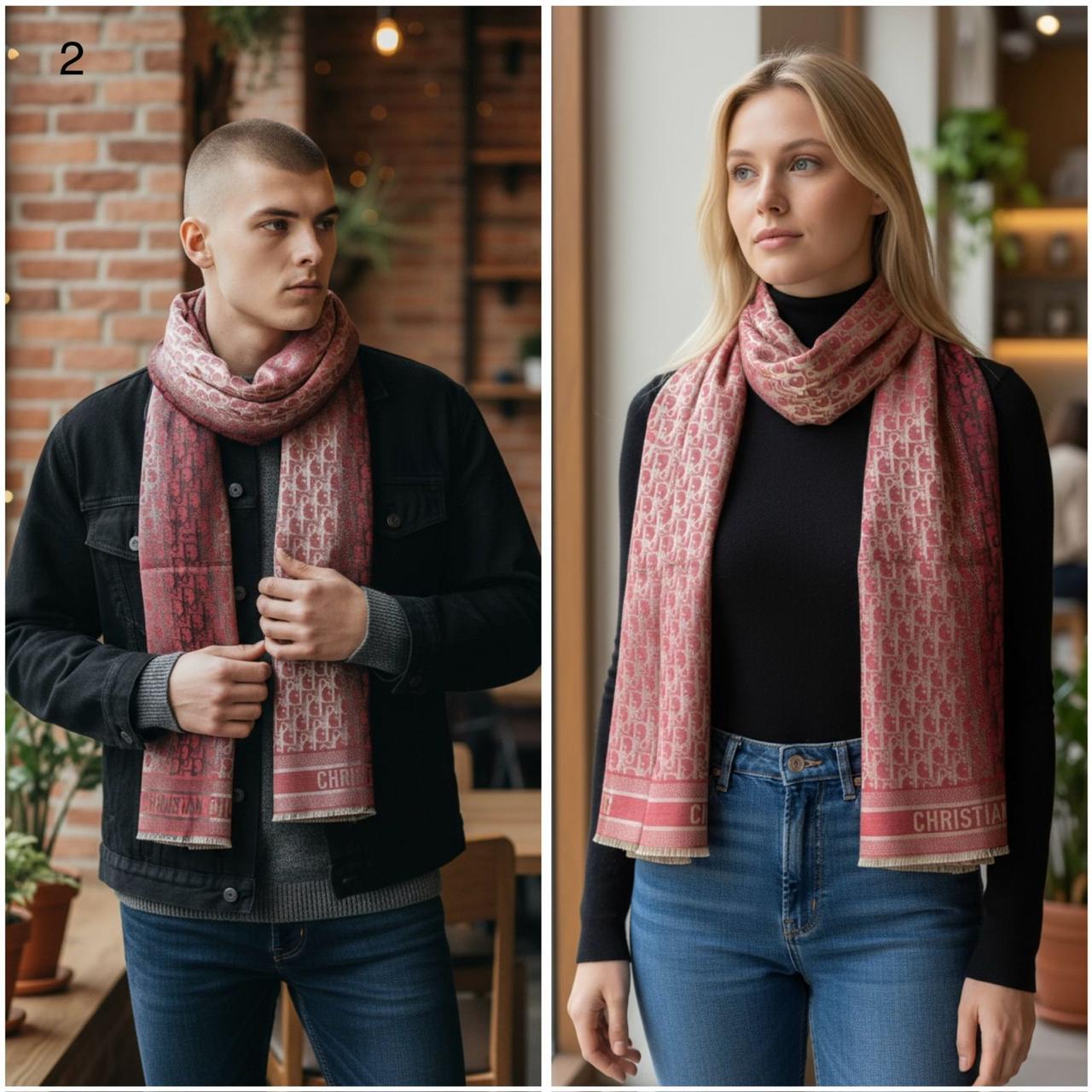 DIOR SEMI WOOLLEN STOLES