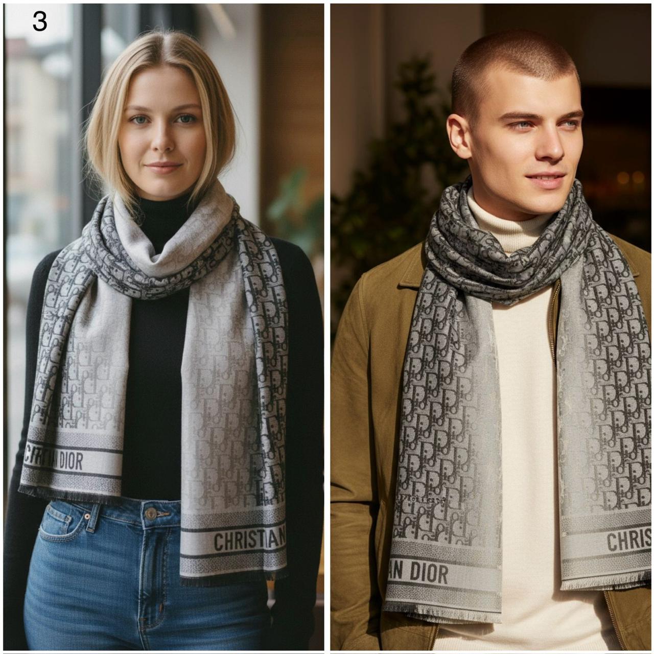 DIOR SEMI WOOLLEN STOLES