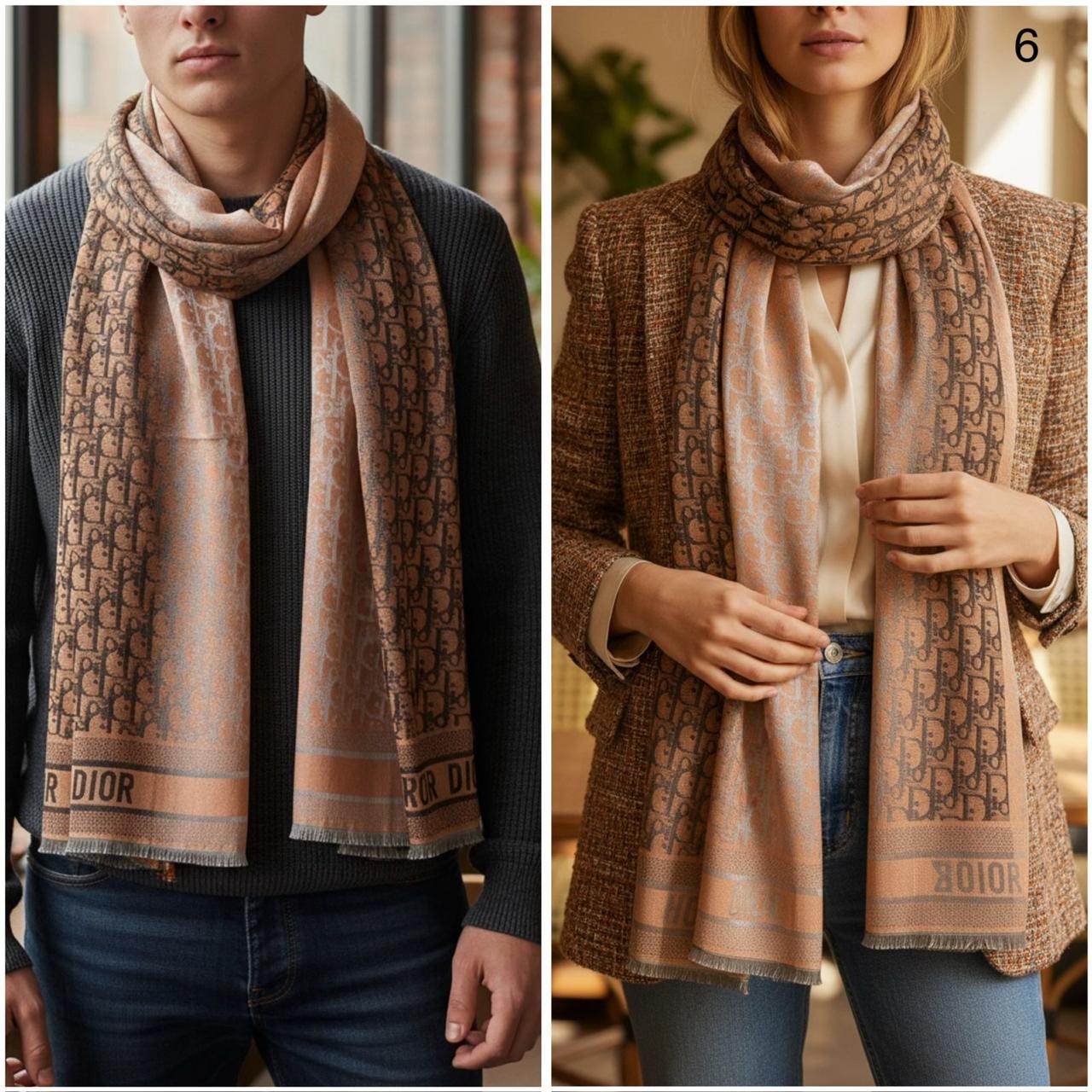 DIOR SEMI WOOLLEN STOLES