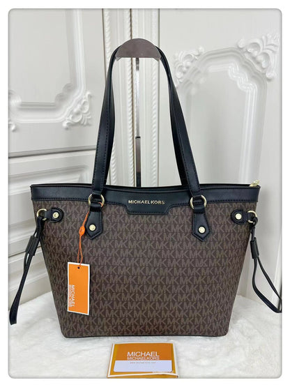 Micheal Kors Meduim Sized Neverfull Zipper Tote Bag