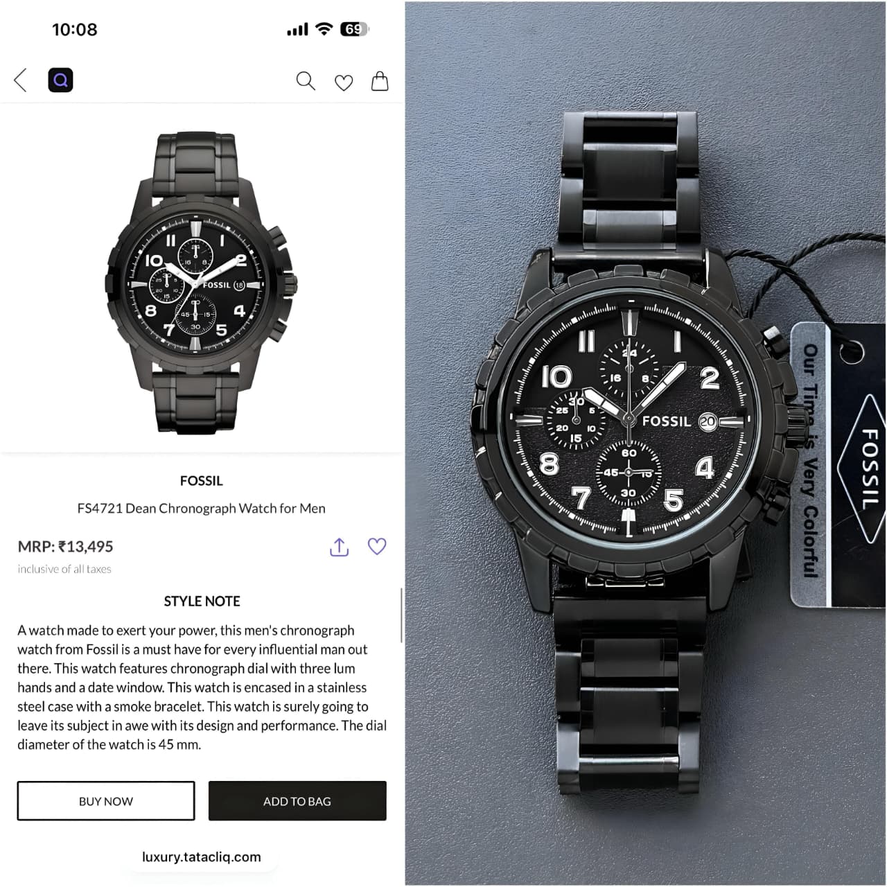 Fossil Dean Collection Original Model Series Now Available